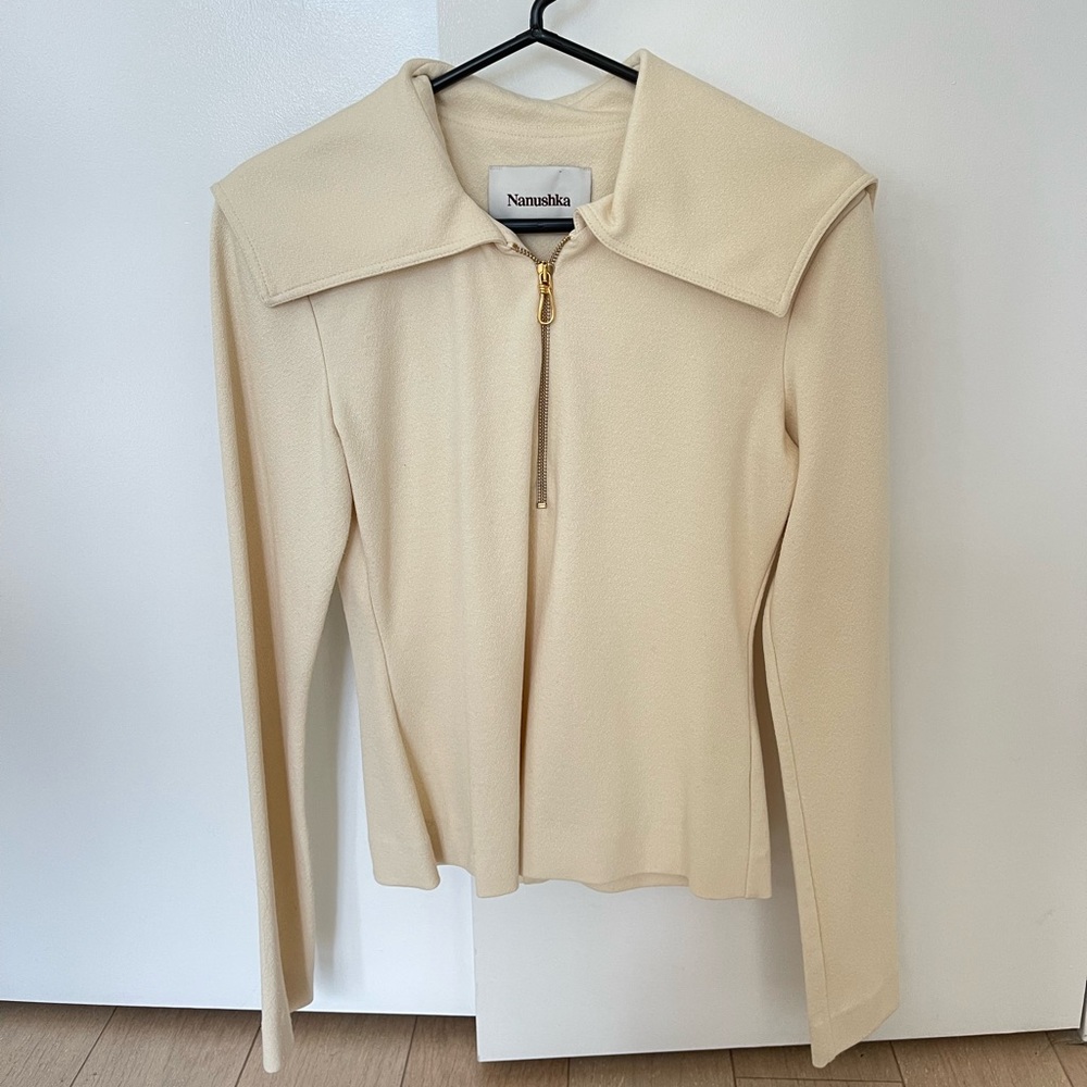 Nanushka off-white top